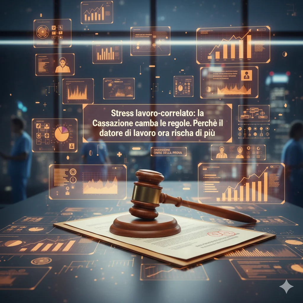 Stress lavoro-correlato: la Cassazione cambia le regole